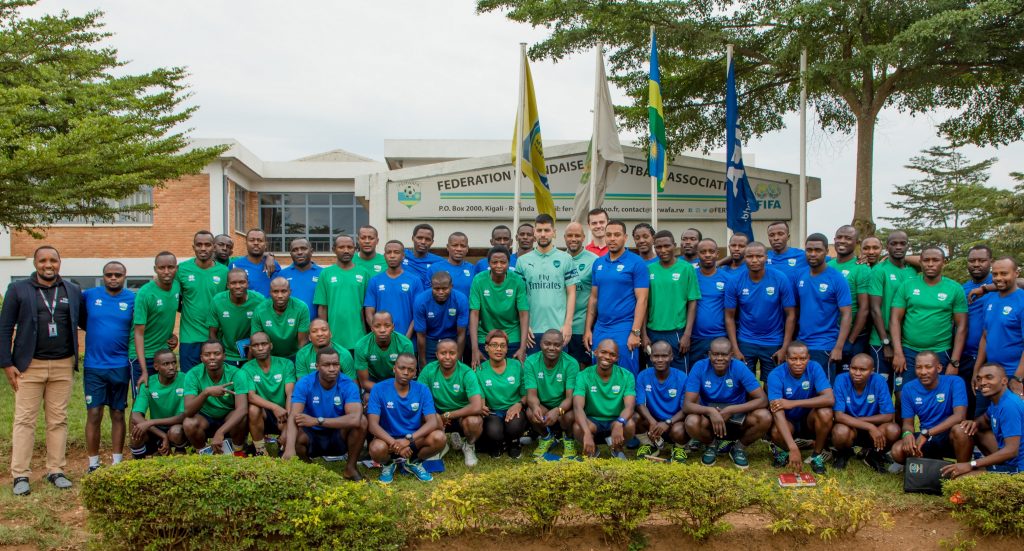 AFC-Visit Rwanda coaching clinic_local coaches